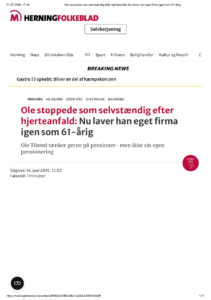Artikel fra Herning Folkeblad